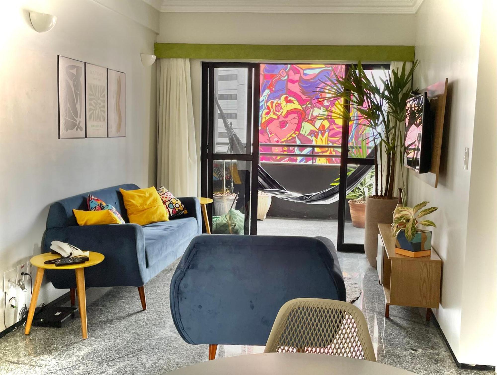 Espaçoso 2 Rooms, Ampla Varanda Perto Do Mar Apartamento *